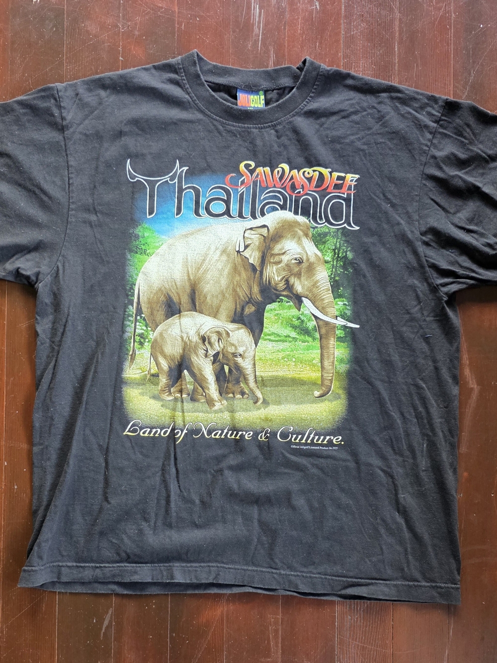 The JoliGolf Men's Elephant T-shirt in size XL is a graphic print shirt.